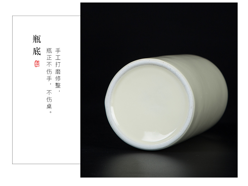 Jingdezhen ceramic creative bottle empty wine bottle a jin of bag sealing archaize home wine bottle jars mail