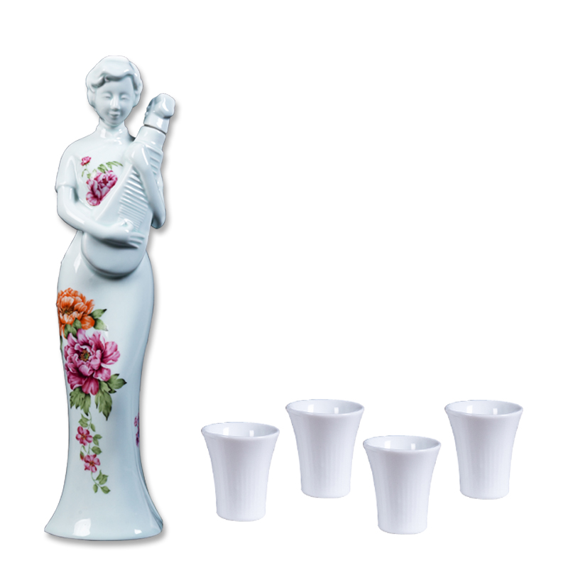 Jingdezhen ceramic jars Oriental elegance ideas like personal custom bottle home antique hip qipao bottle