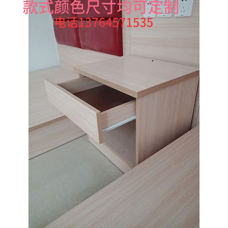 Nội thất khách sạn giường phòng khách sạn nội thất giường tùy chỉnh căn hộ phòng đầy đủ bộ đồ nội thất phòng tiêu chuẩn giường đơn - Nội thất khách sạn