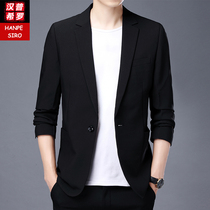 Spring mens casual Western clothes Mens Korean version Small suits jacket mens body single Western blouse mens wedding groom mens clothes