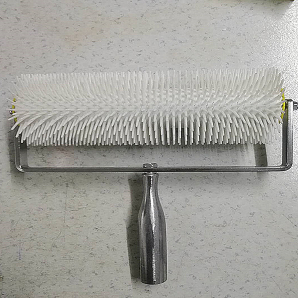 Self-leveling cement drum 20 inch epoxy laying bleed drum thorn roll construction tool defoaming drum