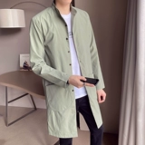 Осенний тонкий плащ, осенняя универсальная мужская куртка для отдыха, в корейском стиле, длина миди