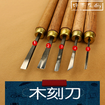 Good wood friends custom 5-piece print carving knife wood carving knife rubber stamp carving knife hand carving knife set