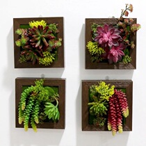 Wall decorations living room bedroom pastoral background wall ornaments plant vase home creative wall decoration