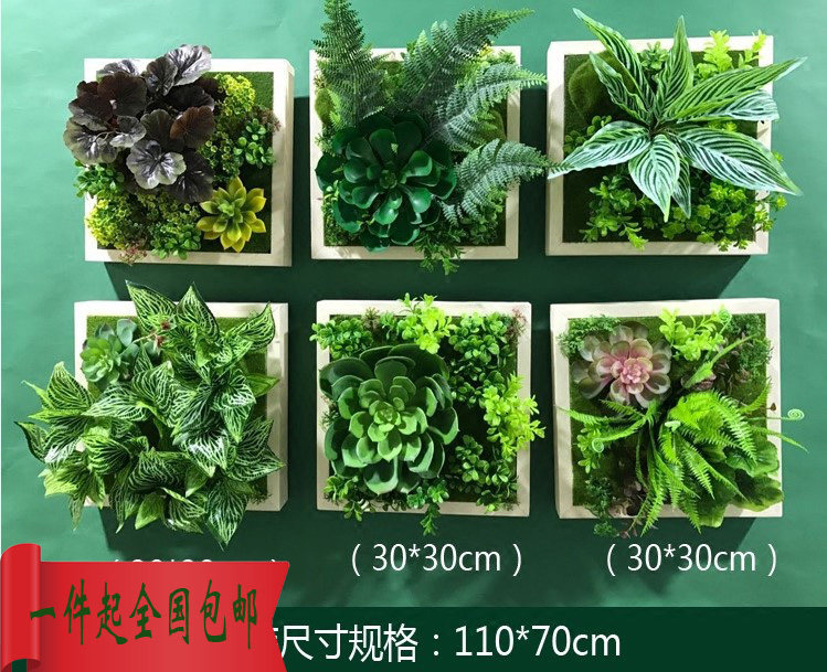 Wall decoration three-dimensional plant wall hanging decoration wall living room bedroom shop room simulation flower art wall pendant
