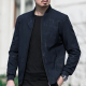 2020 mùa xuân áo khoác Men Fall Slim chày Collar Jacket cha Casual Trung niên nam 100-Piece Top.