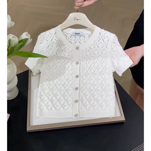 Летний трикотажный свитер для отдыха, по фигуре, оверсайз