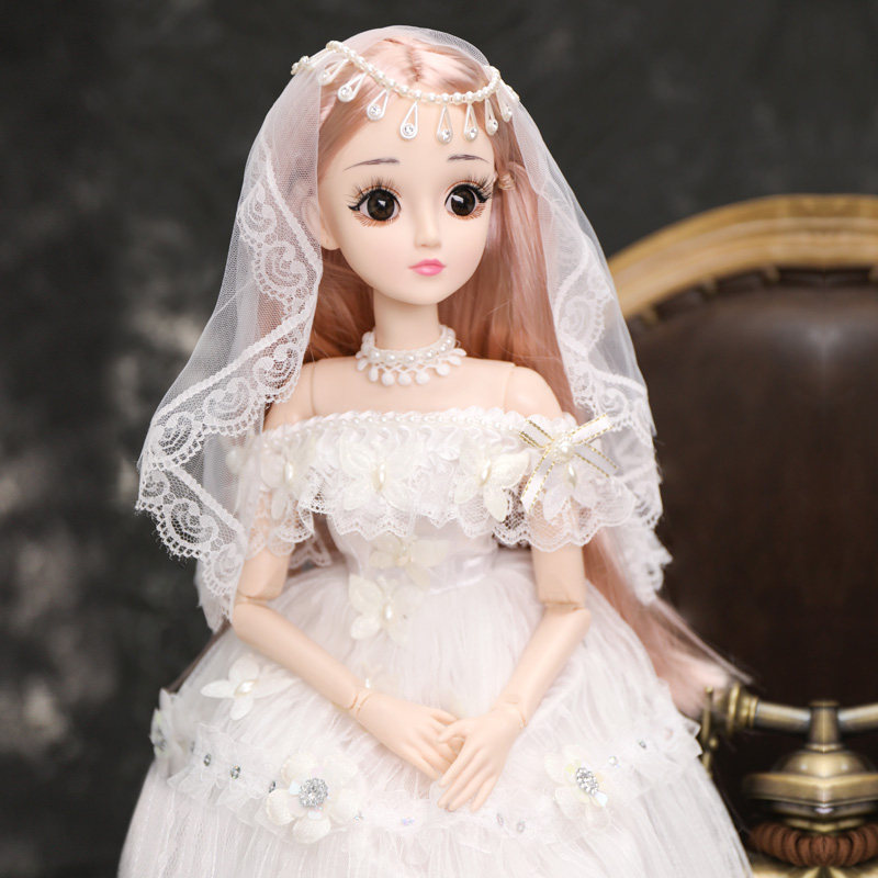 Hey Barbie 60cm Doll Set Gift Box Simulation Oversized Girl Toy Talking Princess L