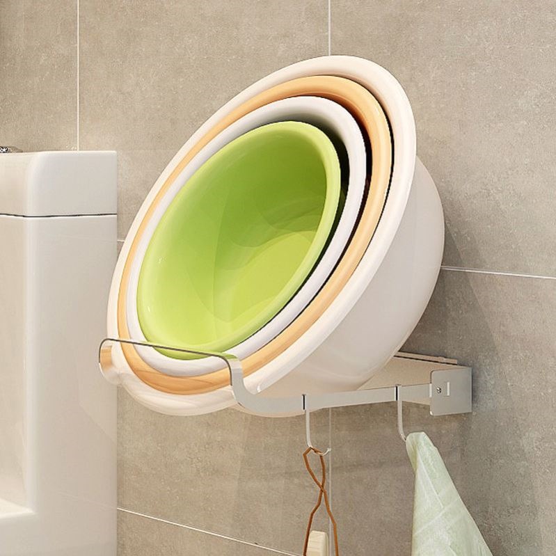 Free Punch Face Basin Rack Bathroom Wall Stainless dressing room Toilet Wall-mounted tub Sub-shelve