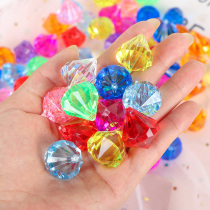 Gemstone toy beads diy Princess children crystal Diamond Handmade beaded colorful stone Amblyopia training ornament