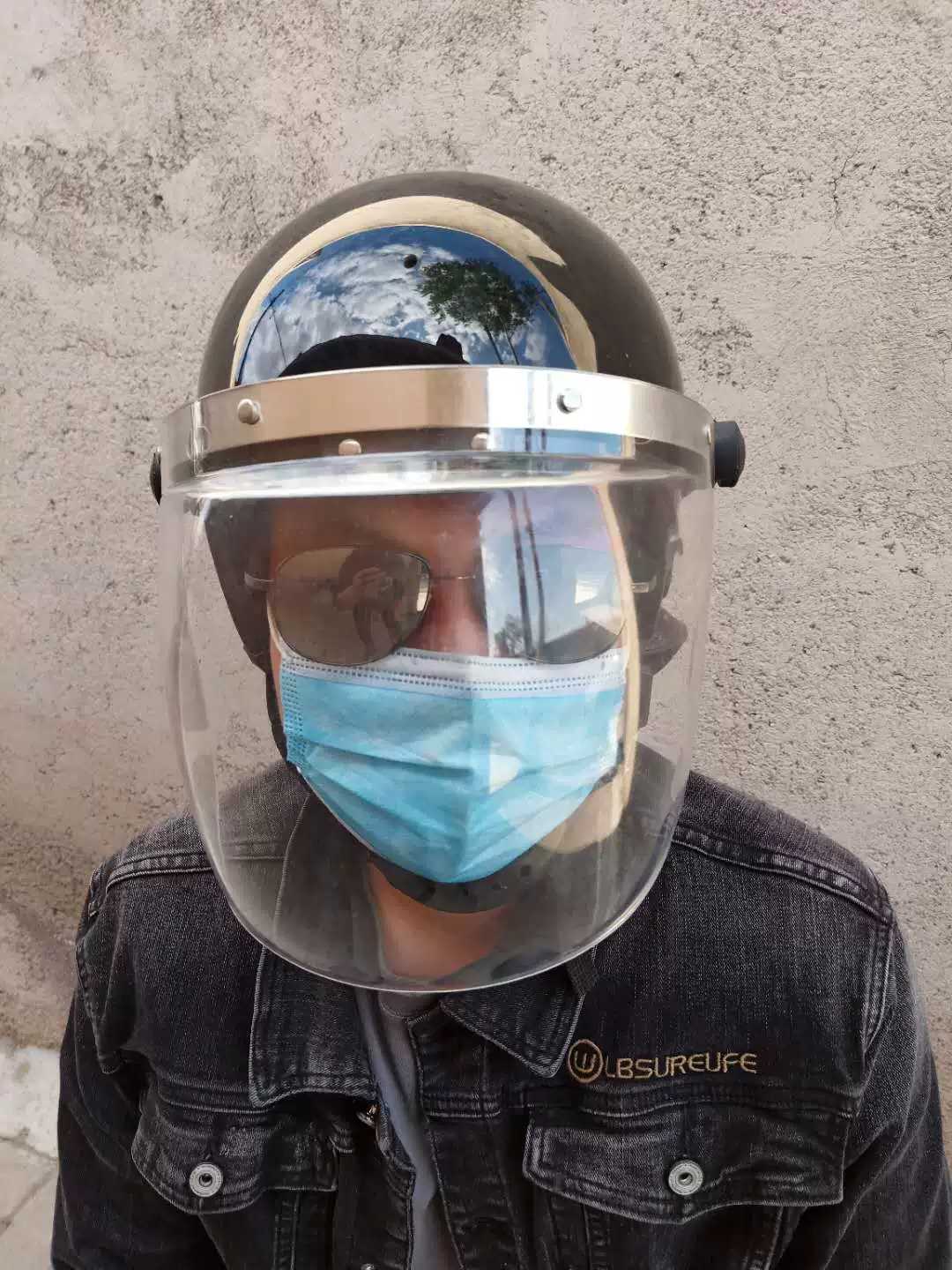 Riot Safety Helmet PC Safety Helmet Security Guard Safety Safety Helmet Riding Helmet Motorcycle Safety Helmet