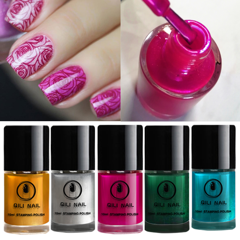 Nail Art Template Transfer Oil Special Printing Oil Set No-Bake Long-Lasting Oily Nail Polish Coloring Three-In-One Butterfly