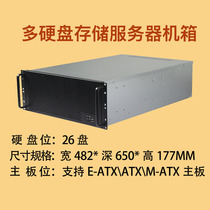4U 650 server expansion card 24-disk multi-hard disk bit distributed storage EATX motherboard chassis
