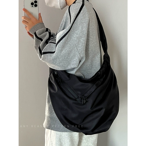 Вместительная и большая сумка через плечо, нейлоновая сумка на одно плечо для отдыха