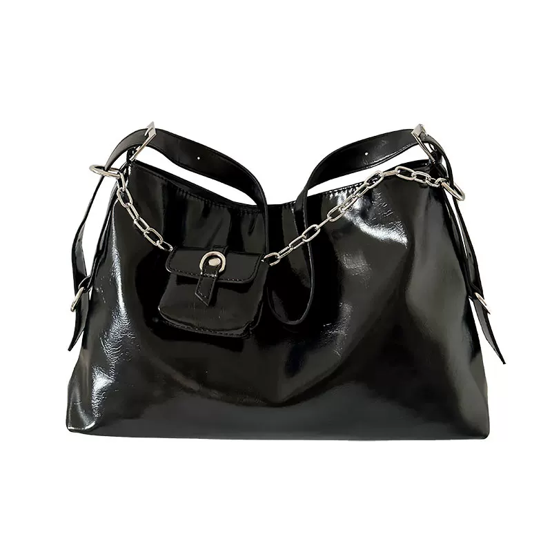 Шоппер-через-плечо Shoulder bag, вместительная сумка через плечо, корейский стиль, элитный