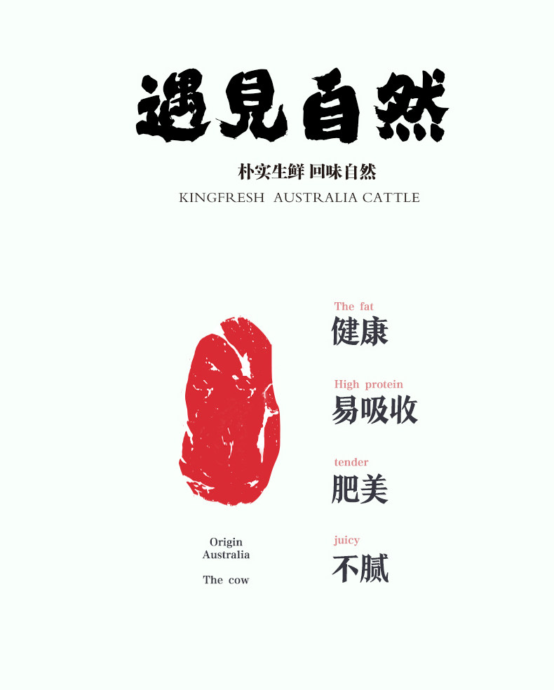 澳洲进口 今聚鲜 原肉整切牛排套餐 1300g/10片 图3