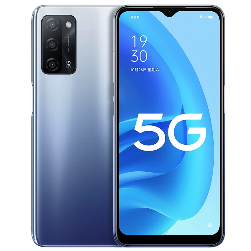 OPPO A55 6+128 двойной режим 5G долгий срок службы батареи, задняя AI тройная по глубине пиксель, ультра-четкое изображение