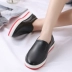 Thời trang giày đi mưa đi mưa nữ chân nông không thấm nước giày ống ngắn mưa mưa ngày mưa mang giày người lớn giày cao su giúp giày công sở thấp