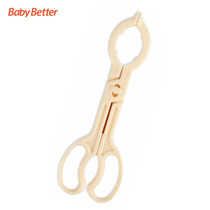 Babybetter Bao Sheng baby baby bottle clip elbow non-slip disinfection forceps high temperature plastic nipple clip