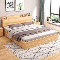 Hotel Guesthouse Bed Apartment rental room main bedroom Tatami Multifunctional Storage Plate Bed for double single beds