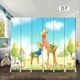 Cartoon màn hình phân vùng thời trang phòng khách gấp gỗ rắn đơn giản hiện đại vải châu Âu màn hình gấp hàng rào hiên - Màn hình / Cửa sổ vách trang trí cầu thang