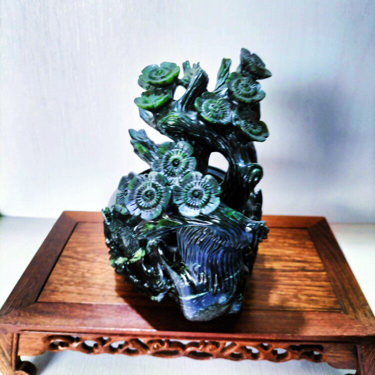 甘肃酒泉夜光杯25年新款!祁连山墨玉雕鸳鸯玉杯,根雕茶杯太绝了🔥国风茶器必入?真实体验分享-珠宝半成品-淘宝好物网