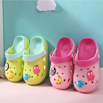 2022 new children Cave cave shoes Soft bottom anti-slip male and female cute cartoon baby boy home slippers