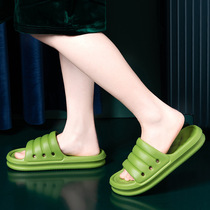 2022 new summer bathrooms anti-slip slippers female stomatop Feeling Thick Bottom Home Home Bathroom Sofa Cool Slippers