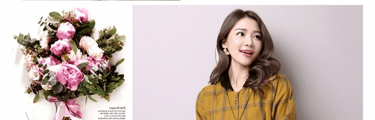 Mát aga mùa thu mới dài tay thời trang lỏng dài kẻ sọc dress 8612 kiểu váy đẹp