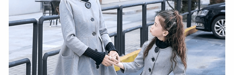 Mát aga mùa thu mới kẻ sọc nút cha mẹ và con trong dài đô thị slim dress 1836 đầm xòe công chúa