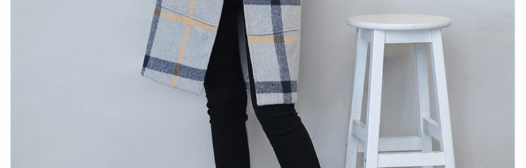 11.7 Cool Gaga Winter New Fashion Slim Phiên bản Hàn Quốc của bộ đồ dài cổ áo len cổ áo 8985 áo khoác lông cừu
