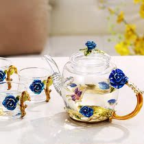 Household enamel tea cup teapot set water Cup Kettle tea cup tea cup tea set tea set