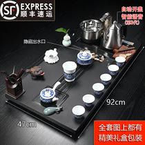 The whole piece of natural Wujin Stone Tea Plate Set Kung Fu Tea Set Fully Automatic Integrated Office Home European Simple