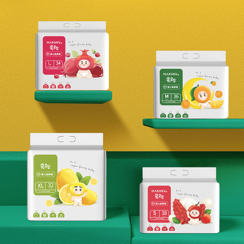 MAKUKU麦酷酷果果堂婴儿拉拉裤