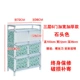 Tủ nhỏ đơn giản nhiều lớp chức năng lưu trữ kinh tế nhiều lớp hộ gia đình nhà bếp bằng nhôm dày - Buồng tủ vải đựng quần áo