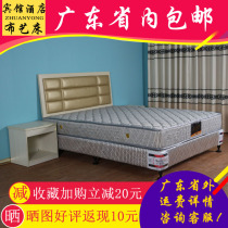 Hotel furniture Hotel bed standard room full set of hotel bed custom rental room bed simple bed Apartment bed Solid wood bed frame