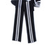 Bên trắng dải quần legging modal nữ mùa thu mỏng kéo dài kích thước lớn bó sát thể thao chín điểm song song thanh chân quần quần lót lông nữ Khởi động cắt