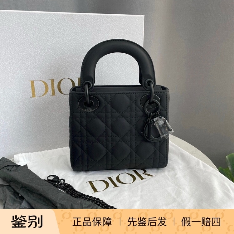 【Kkkk】Dior Lady Dior Mini Matte Lady Dior Bag Single Shoulder Crossbody Handbag