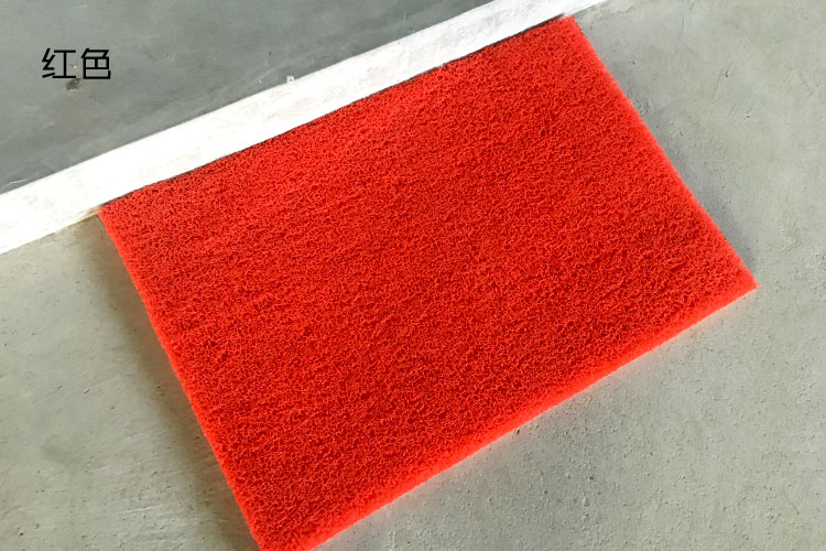Dày thảm đỏ pvc nhựa dây vòng mat không trượt không thấm nước tùy chỉnh quay cầu thang hành lang cửa thảm chào đón - Thảm sàn thảm welcome
