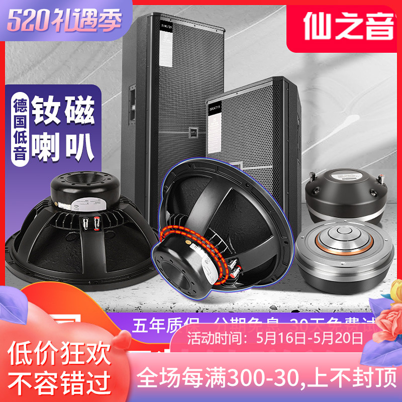 Single - double 15 inch performance passive neodymium magnet full - frequency wedding professional speaker high power large stage audio suit