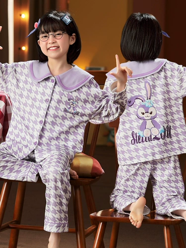 Демисезонная пижама, хлопковый тонкий милый лонгслив для принцессы, осенняя, подходит для подростков