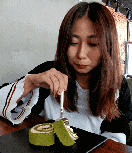 长春这家抹茶店的冰淇淋颜值高到