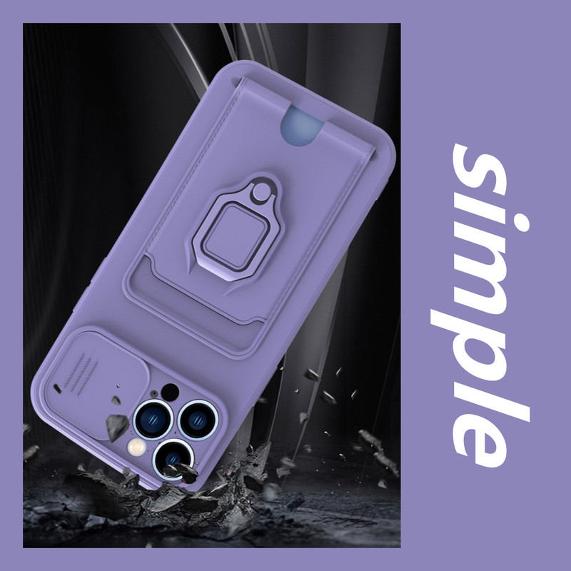 Mecha Style Is Suitable for iPhone 16 Multifunctional Phone Cases, Apple 15 Protective Case, 14 Card Slot, XS Stand, 13 Soft Case, 12, 11, 8P, 7P Phone Case, Punk Style Stand Case, European and American Style