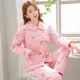 Phụ nữ mùa đông flannel quilted pyjama top ba lớp dày lông cừu san hô pyjama cotton ấm đơn mảnh áo khoác cotton thời trang nữ