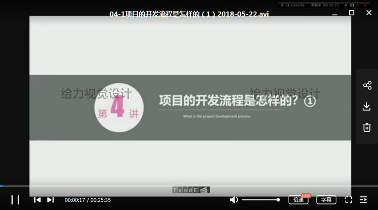 T1503-地产设计管理岗入门教程 视频教学 房地产甲方设计管...-3