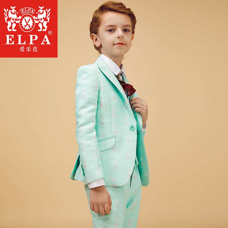 ELPA trai Flower Kids ăn mặc Piano Catwalk Suit Trong tiếng Anh Gió Big Kids Performance Suit Suit.