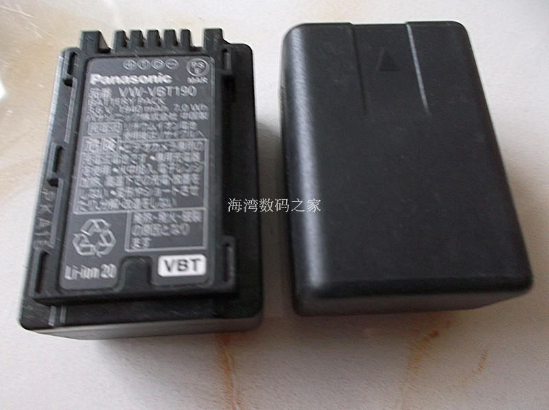 Panasonic VW-VBT190 original battery V520 V520M V720 w850 WXF990M VX980 W580