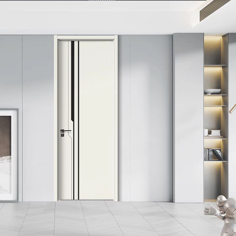 Bedroom Door Carbon Crystal Technology Wooden Door Solid Wood Composite Door Ecological Door Zero Degree Door Set Door Paint-Free Room Door Interior Door