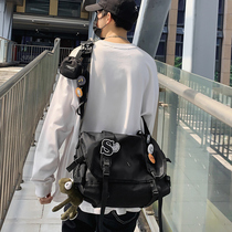 Special Cabinet Tide Single Shoulder Inclined Satchel Bag Mens Large Capacity Tooling Bag Students Casual Ins Day System Satchel Functional Postman Bag