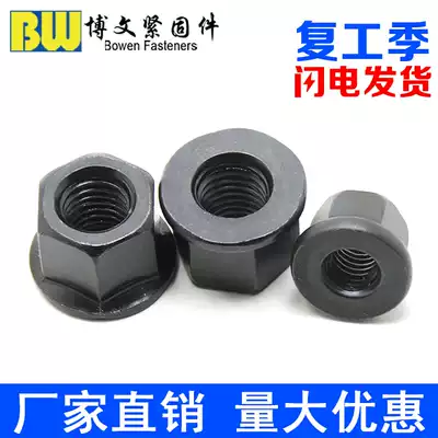 Flange with gasket nut Hexagon high nut pressure plate nut M10M12M14M16M18M20M22M24M27M30